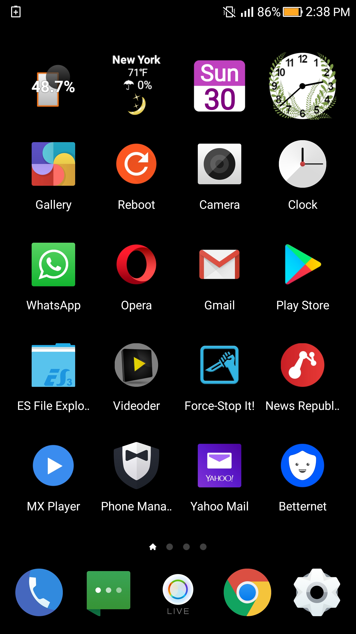 Aestheic Widget Clock